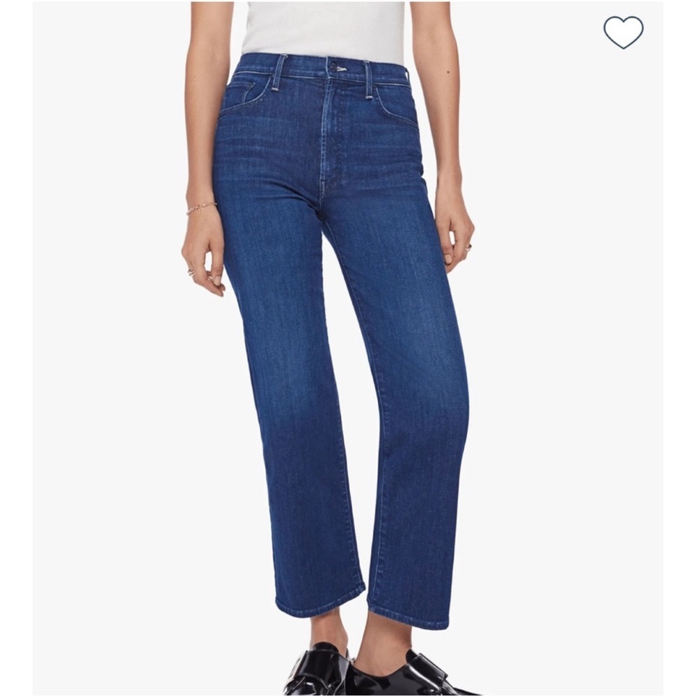 Mother the rambler jeans in animal instinct size 27